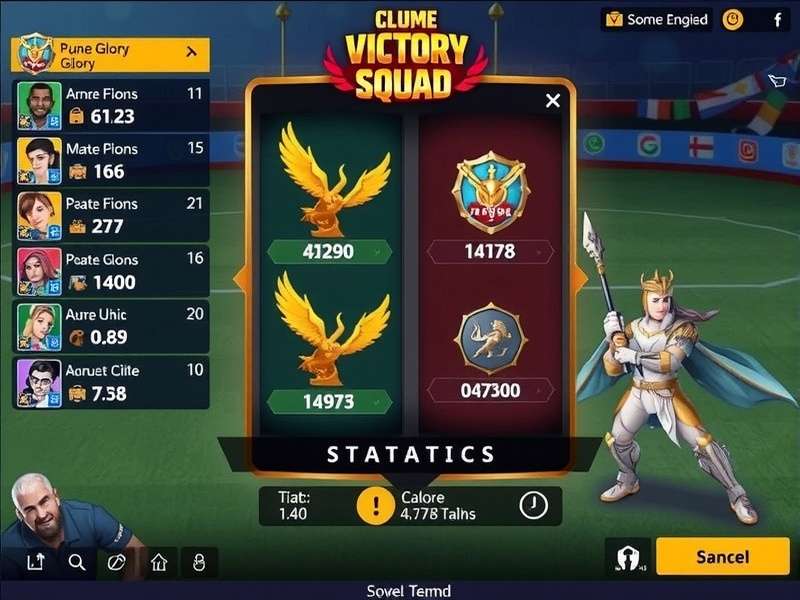 Pune Glory Victory Squad gameplay screenshot showing strategic battle